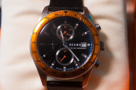 BEAMS 1/100 SEC CHRONOGRAPH