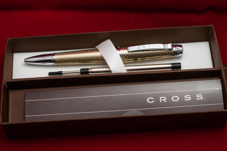 CROSS C-SERIES セレクチップローラーボール シャンパンゴールド AT0395-2